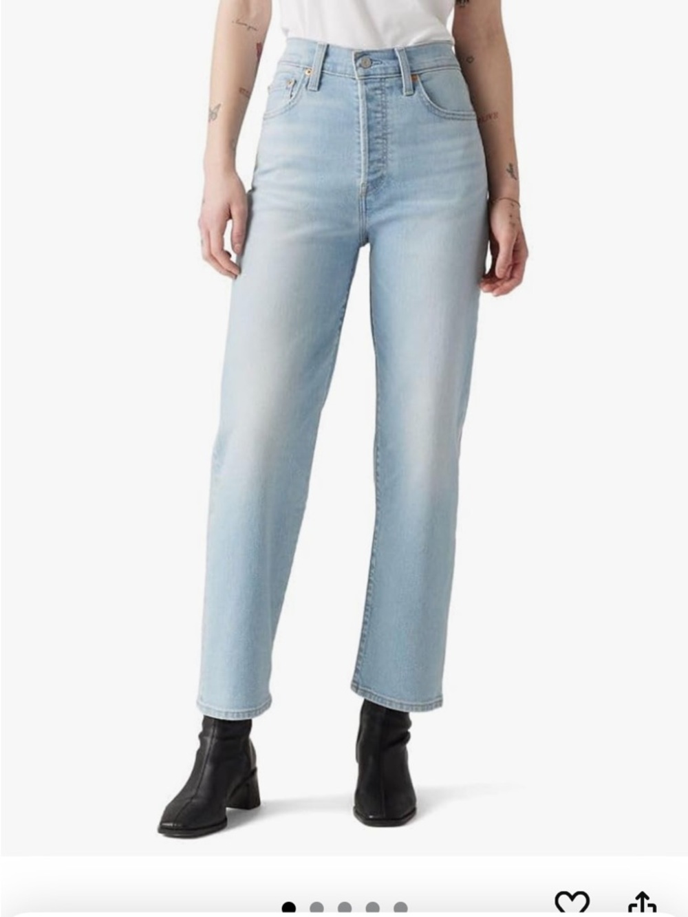 Levi's Womens Ribcage Straight AnkleJeans